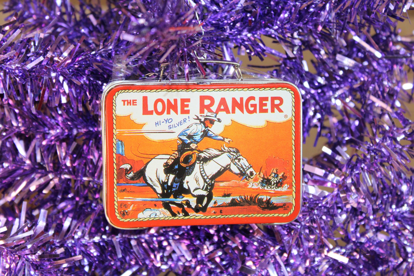 1997 Hallmark Keepsake Ornament The Lone Ranger Lunch Box