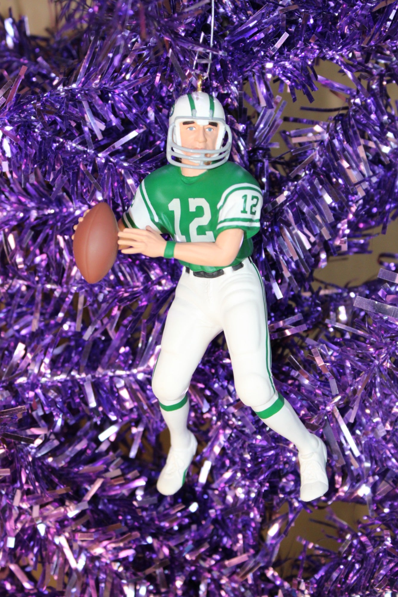 1997 Hallmark Keepsake Ornament Joe Namath Football Legends #3 with Card