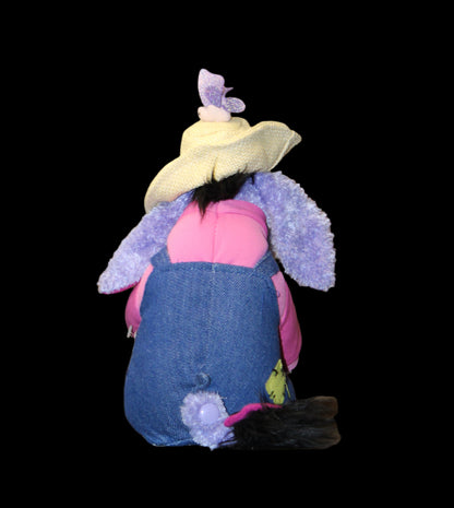 Disney Store Exclusive Winnie the Pooh Garden Party Eeyore and Purple Butterfly Stuffed Plush