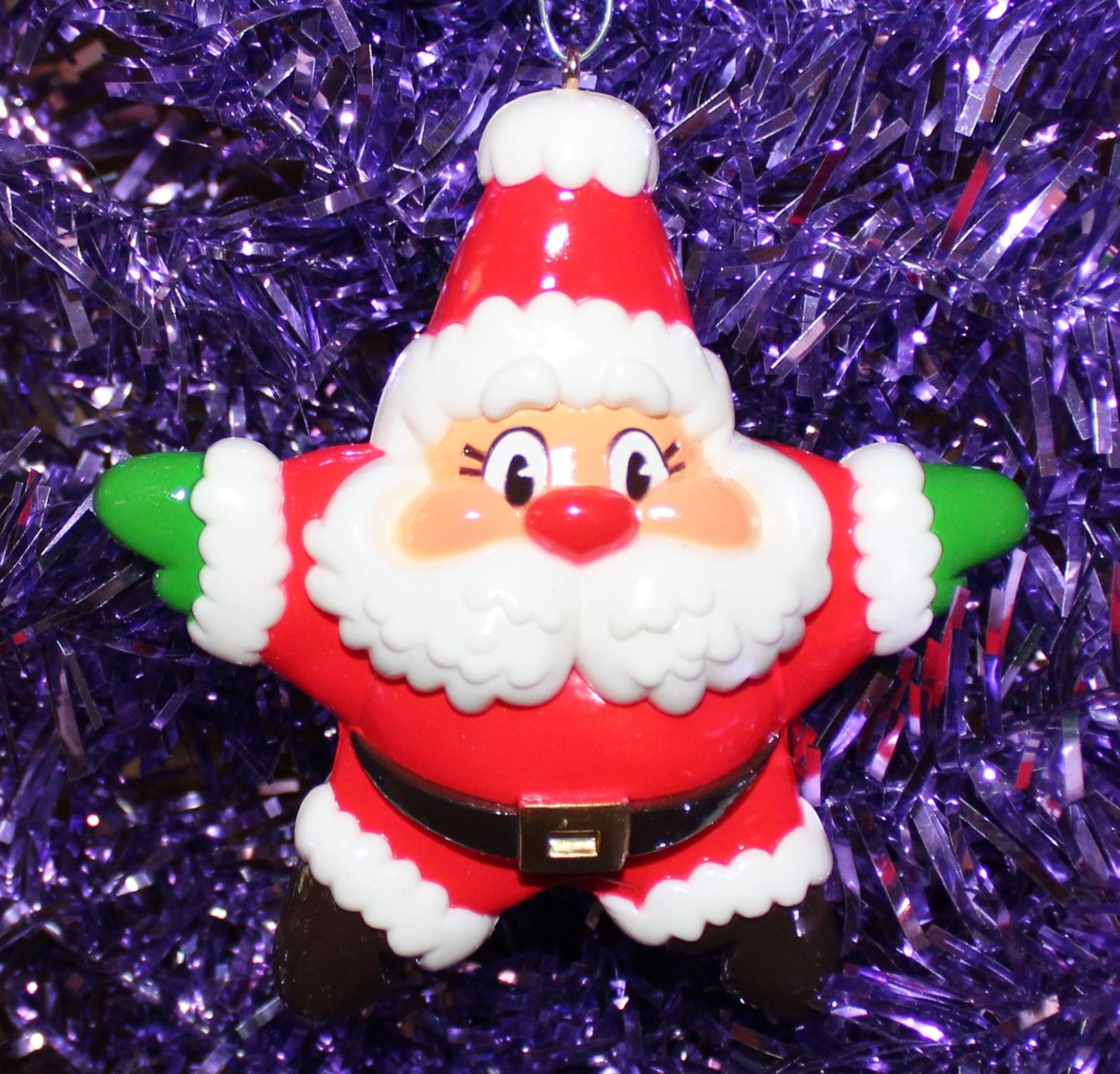 1984 Hallmark Keepsake Ornament Santa Star