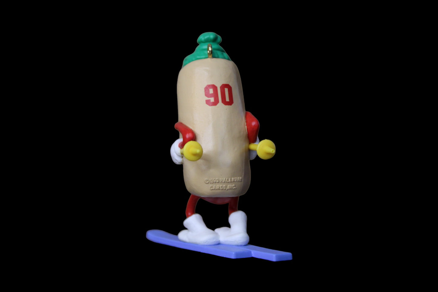 1990 Hallmark Keepsake Ornament Hot Dogger