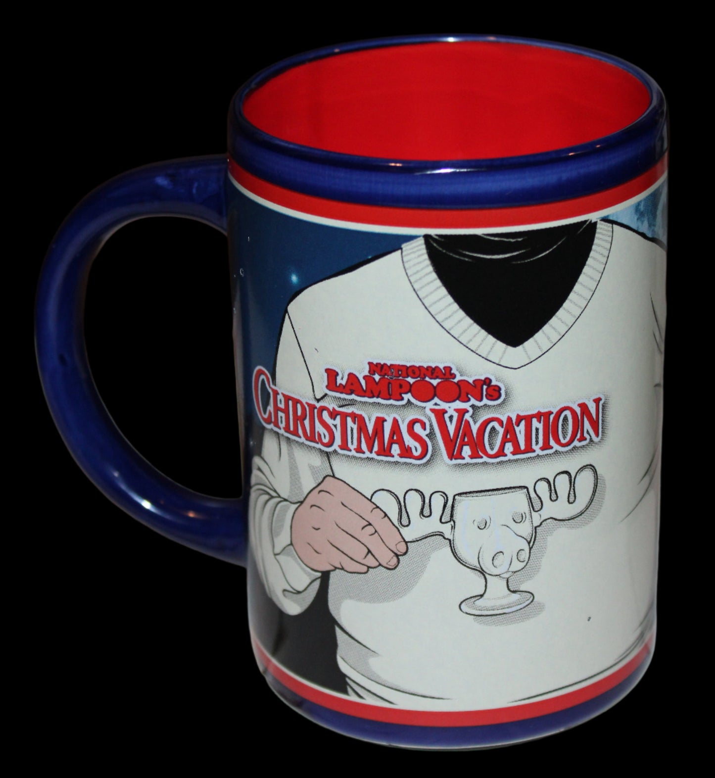 National Lampoons Christmas Vacation Merry Christmoose Spinning Moose Mug