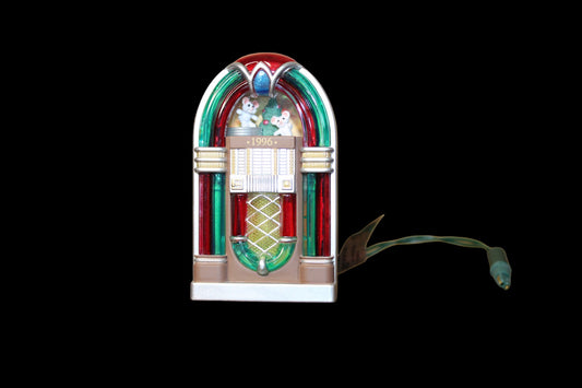 1995 Hallmark Keepsake Ornament Jukebox Party Light and Music