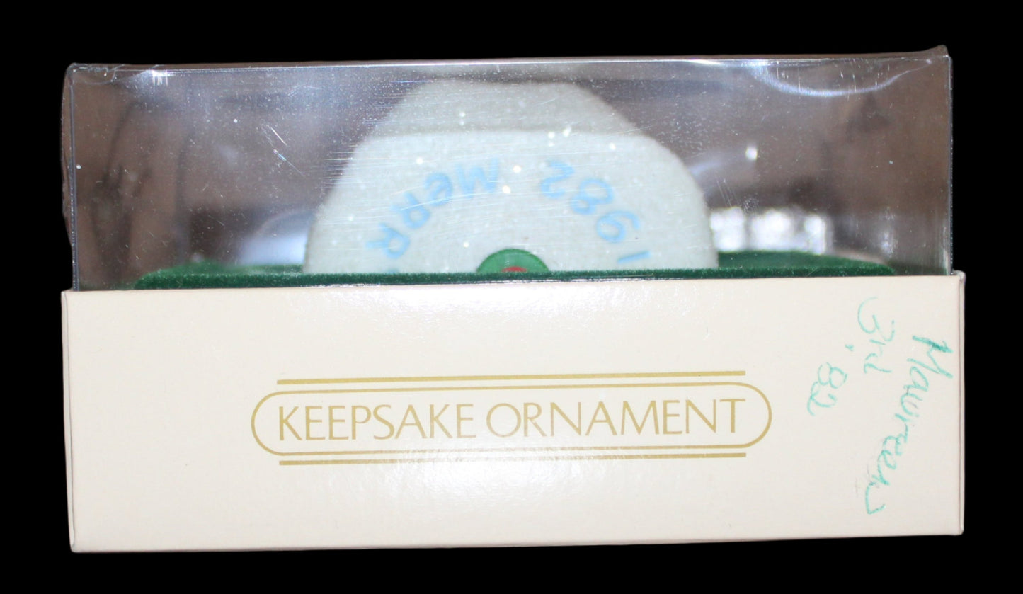 1982 Hallmark Keepsake Ornament Snowman Carousal #5