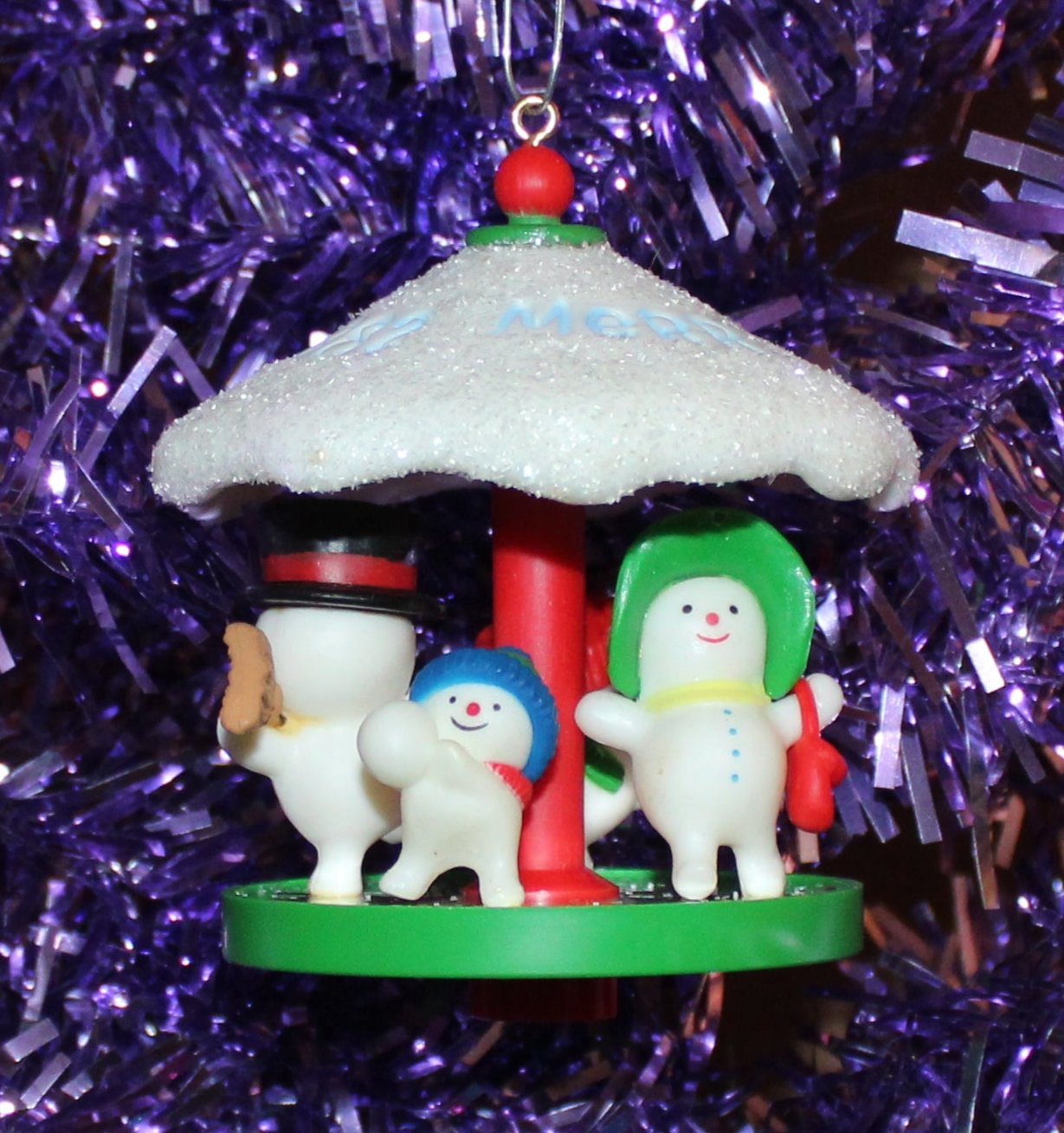 1982 Hallmark Keepsake Ornament Snowman Carousal #5