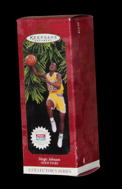 1997 Hallmark Keepsake Ornament Magic Johnson Lakers Hoop Stars Series #3