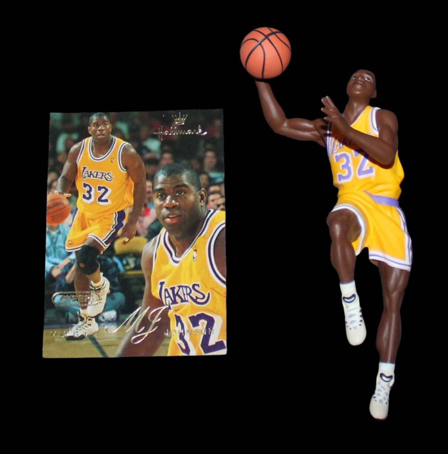 1997 Hallmark Keepsake Ornament Magic Johnson Lakers Hoop Stars Series #3