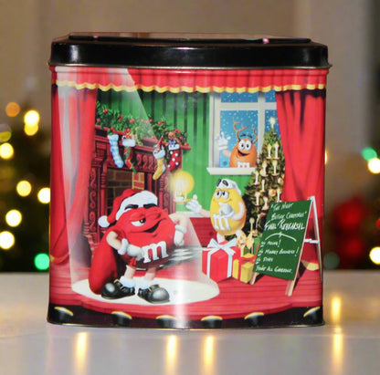 1998 M&M Christmas Village Series The Night Before, Theatre #7 Limited Edition Canister