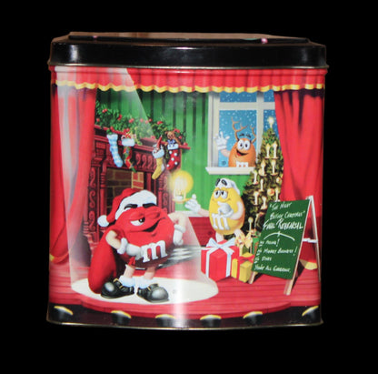 1998 M&M Christmas Village Series The Night Before, Theatre #7 Limited Edition Canister