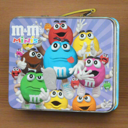 2002 M&M's Mini's Tin Mini Lunchbox