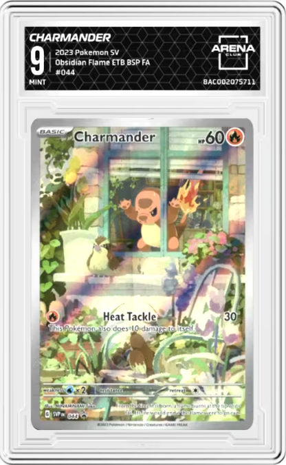 Charmander #44 Pokemon Promo Graded MINT 9