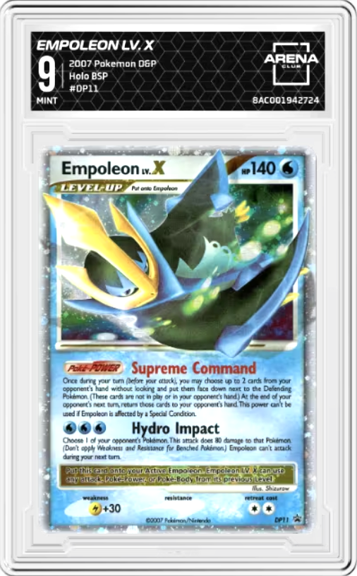 Empoleon LV.X #DP11 Pokemon Promo Graded MINT 9