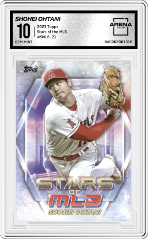 Shohei Ohtani #SMLB-21 2023 Topps Stars Of MLB Graded GEM MINT 10