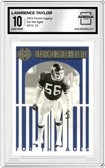 Lawrence Taylor #FTA-23 2023 Panini Legacy For The Ages Graded GEM MINT 10