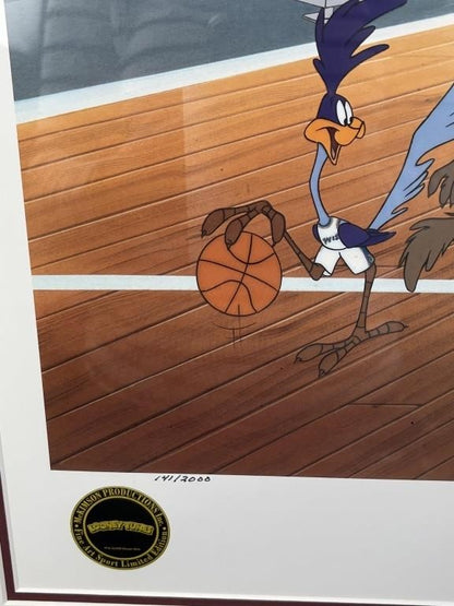 NBA Looney Tunes Jr. Slam Dunk Signed and Numbered Serigraph by Robert McKimson