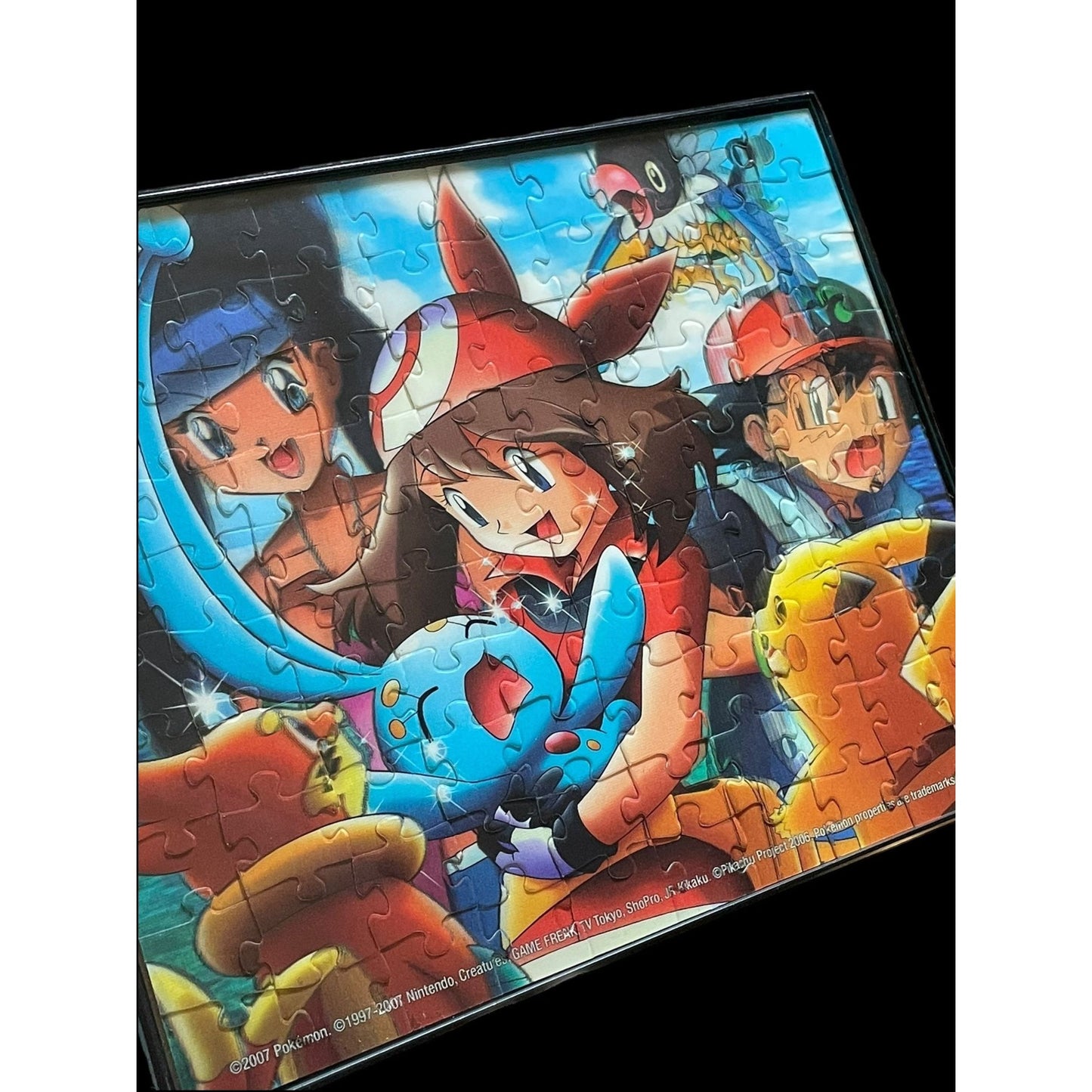 2007 Framed Pokemon Ranger Temple of The Sea 3D Effect 100 Pieces Puzzle