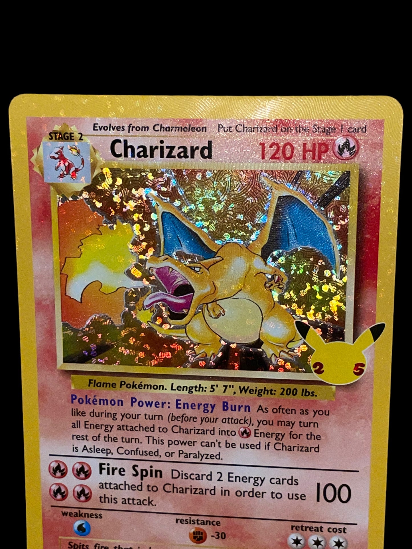 Charizard 4/102 - Celebration Set - Reverse Holo Rare