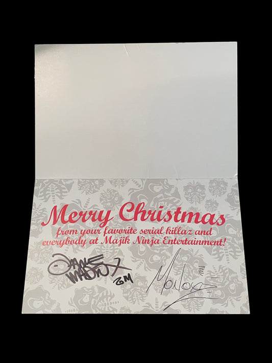 2014 Twiztid Christmas Autographed Card