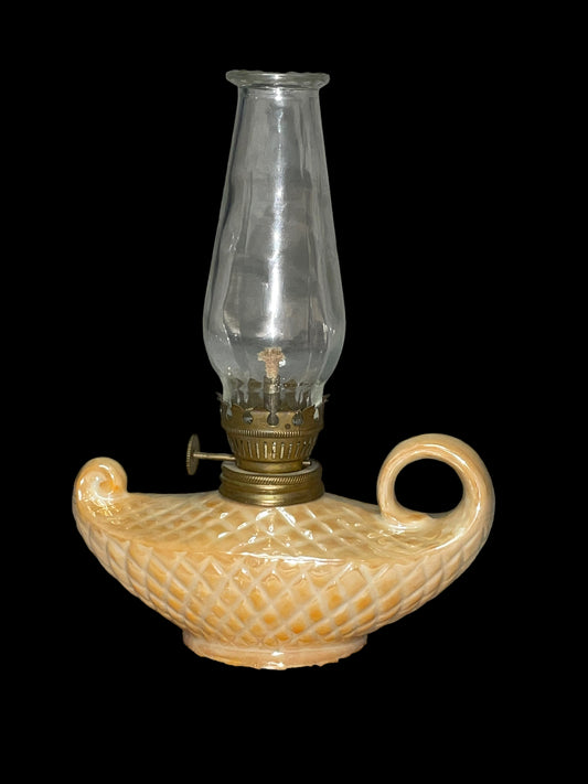 1950s Diamond Pattern Genie Oil Lamp