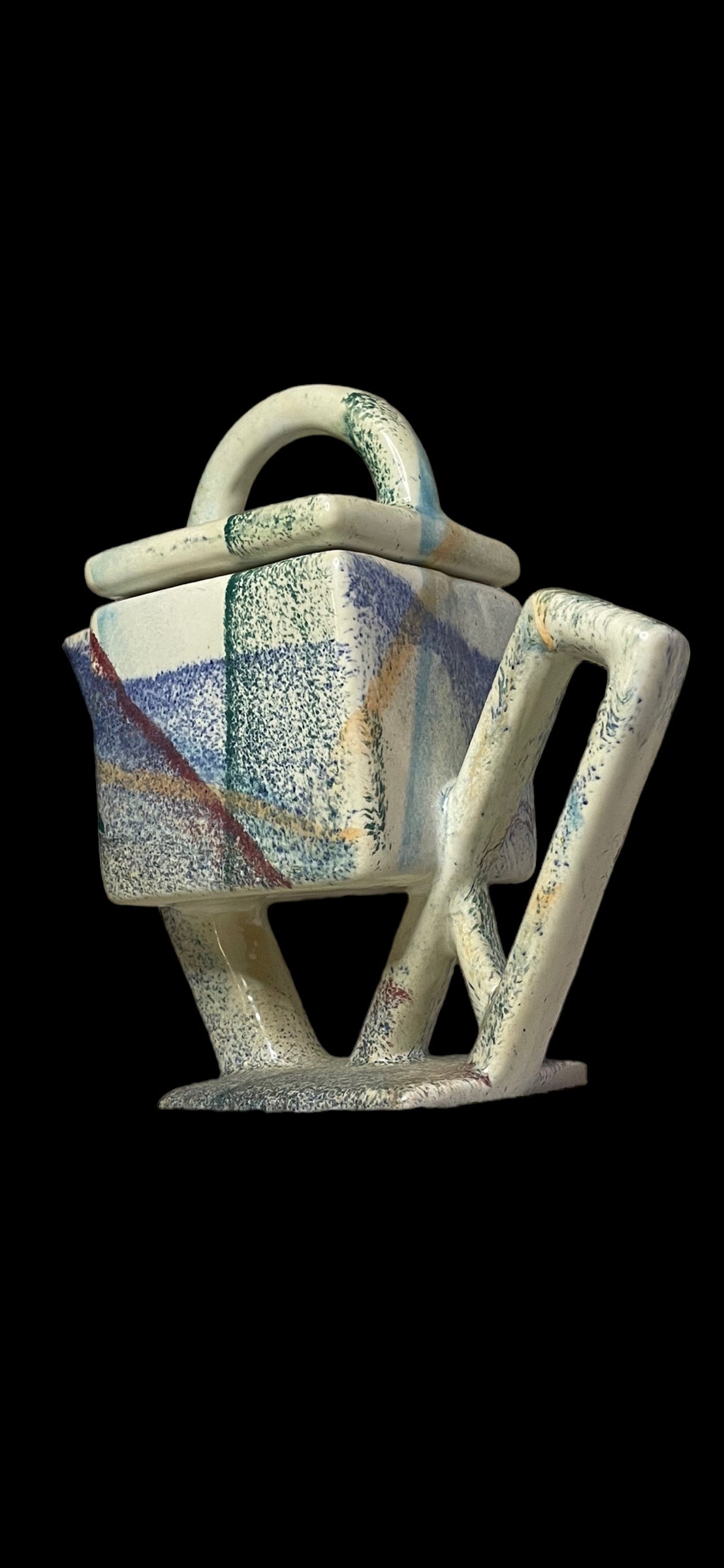 2003 Charles Nalle Modern Art Abstract Teapot