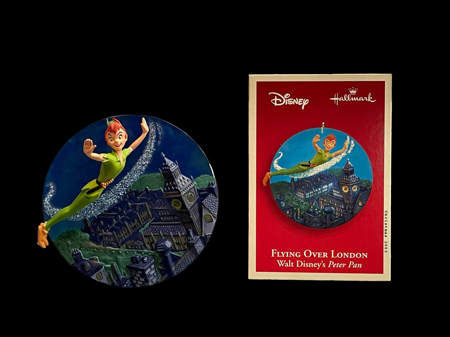 Hallmark Keepsake Ornament Peter Pan Flying Over London Light Up