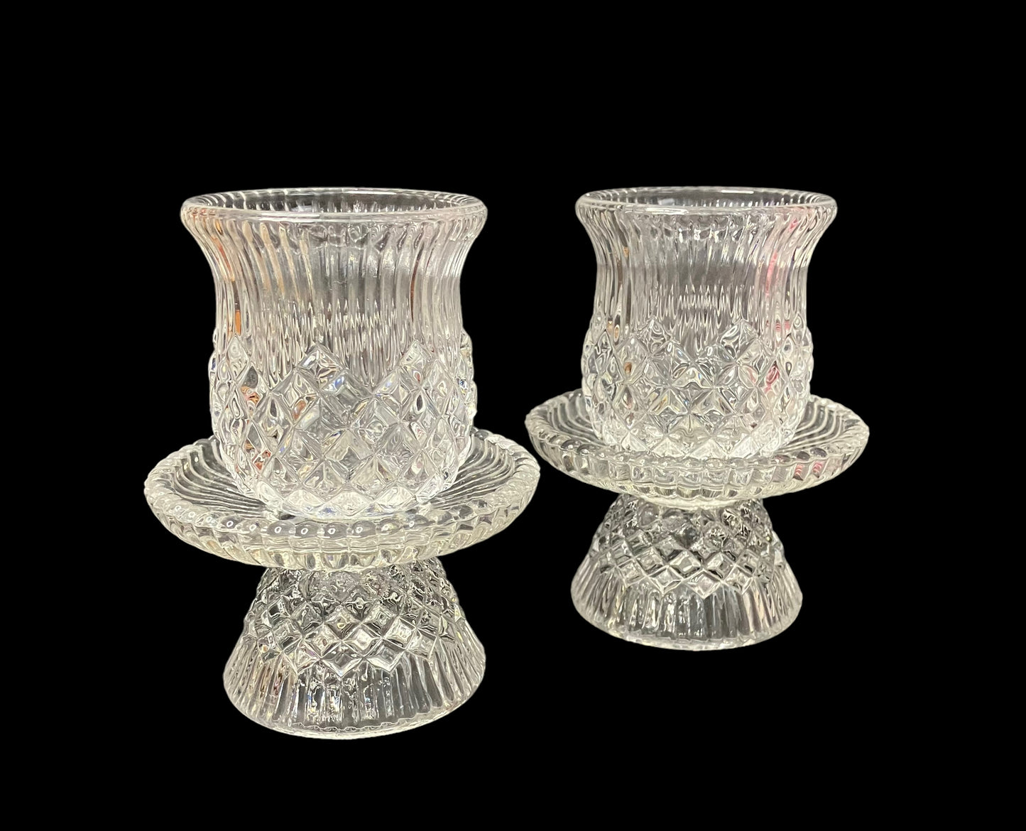 Pair of 1990s PartyLite Williamsburg Votive Candle Holder