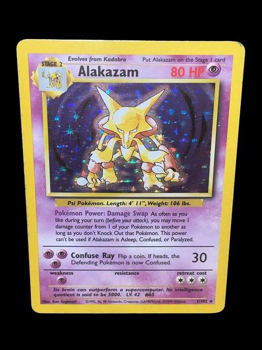 Alakazam 1/102 - Base Set (1999) - Holo Rare