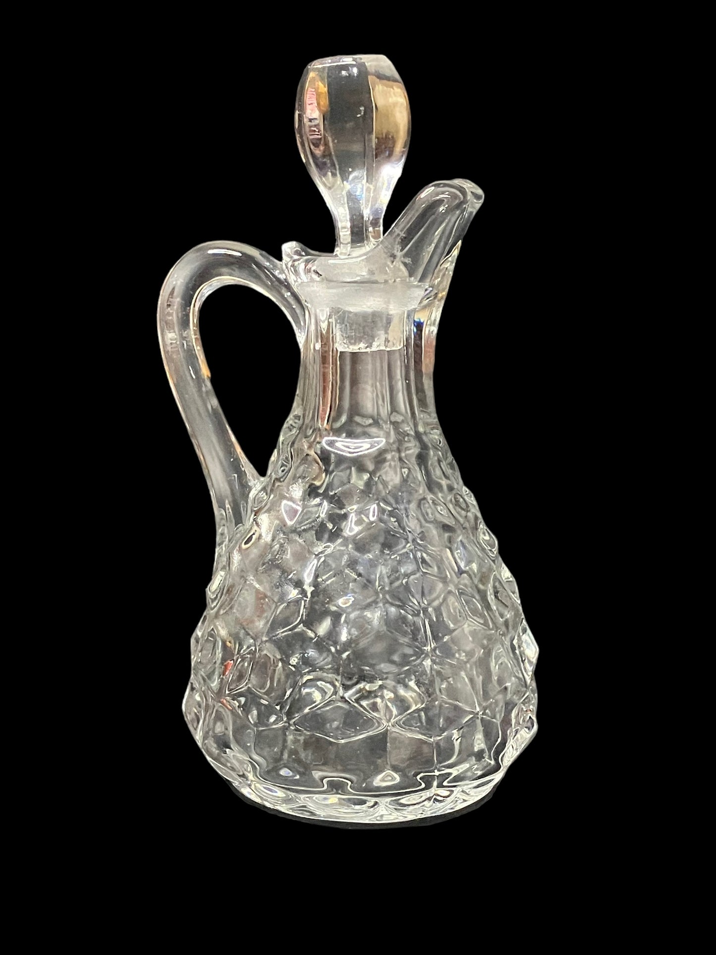 Crystal Oil or Vinegar Cruet