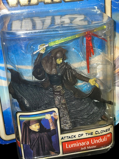 2002 Star Wars Attack of the Clones Luminara Unduli Jedi Master