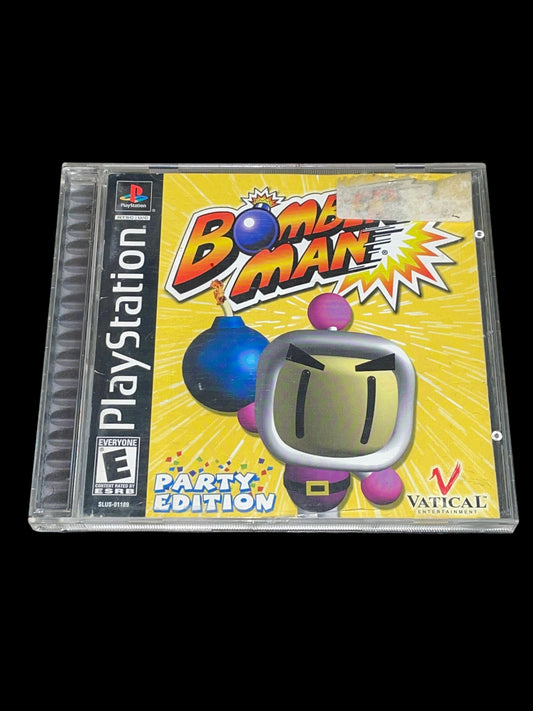 Bomberman Party Edition PS1 Game, 1998