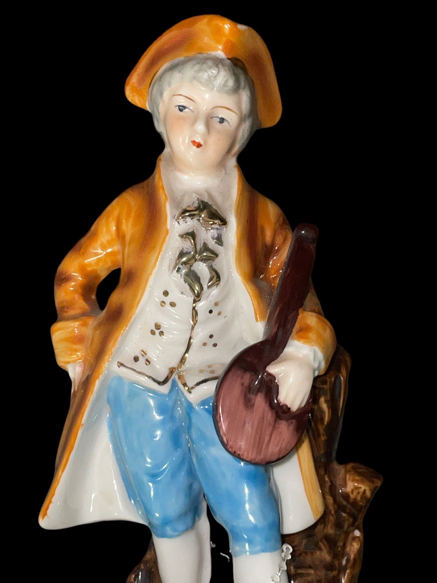 17th Century Boy Musical Figurine