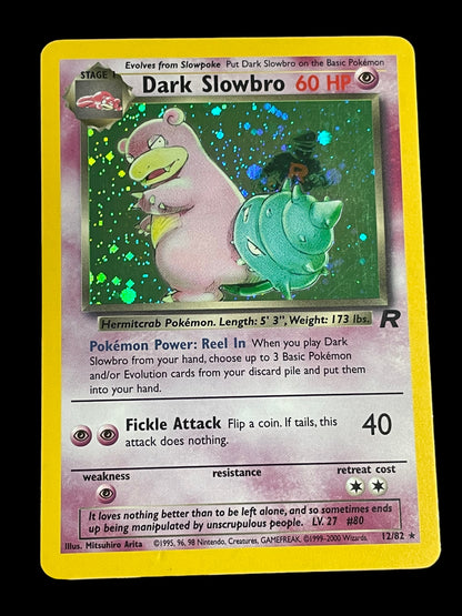 Dark Slowbro #12 Pokemon Team Rocket - Holo Rare