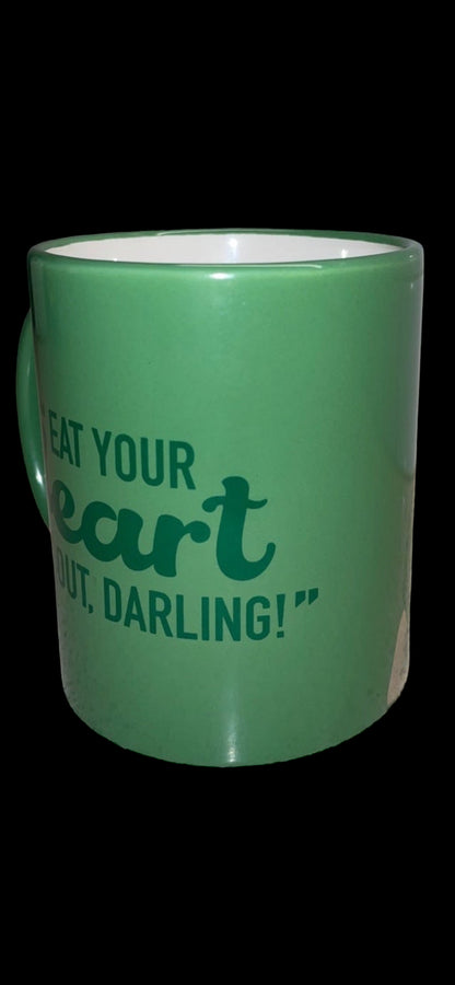 2020 Green M&M “Eat Your Heart Out, Darling!” Mug