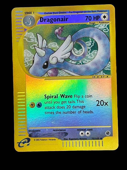 Dragonair Reverse Holo #75 Pokemon Expedition Graded MINT+ 9.5