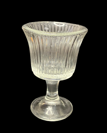 Indiana Glass Footed Votive Candle Holder