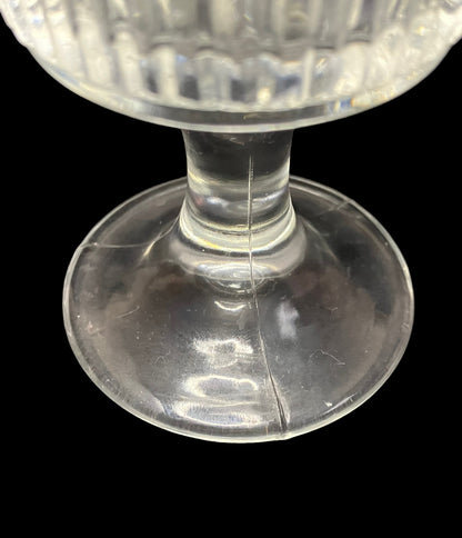 Indiana Glass Footed Votive Candle Holder