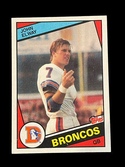 John Elway #63 [Rookie] 1984 Topps Football Card NM MINT+ 8.5