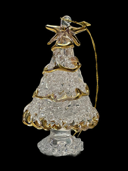 Delicate Glass Christmas Ornament Set