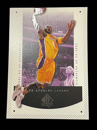 Kobe Bryant #37 2002 UD SP Authentic Graded MINT+ 9.5