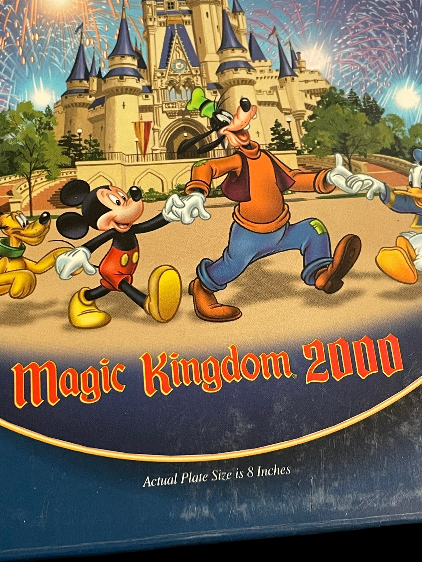 2000 Disney Magic Kingdom Plate