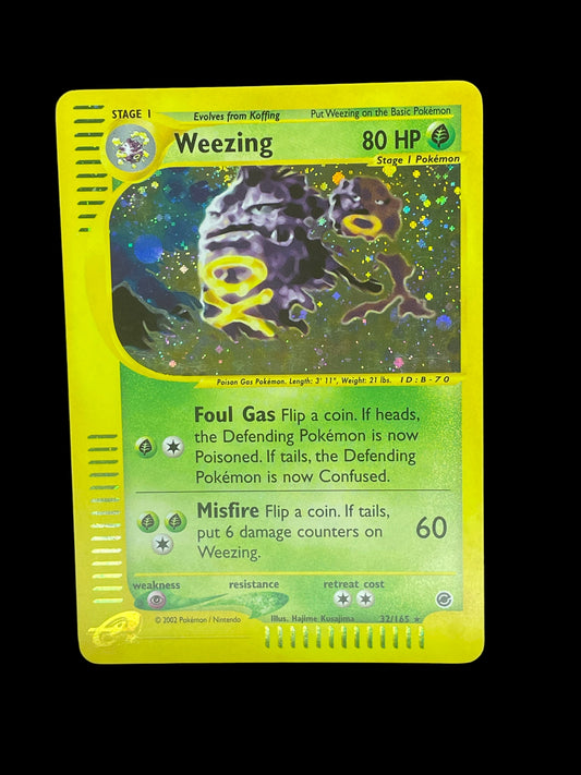 Weezing #32 2002 Pokemon Expedition Graded MINT+ 9.5