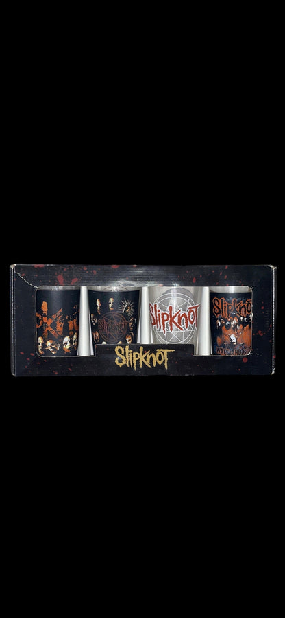 Rare In Box Vintage 2007 Slipknot Collector’s Series Pub Glasses