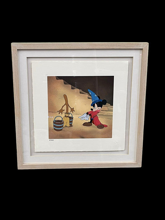 1994 Limited Edition Mickey Mouse Fantasia The Sorcerer's Apprentice Serigraph Retired