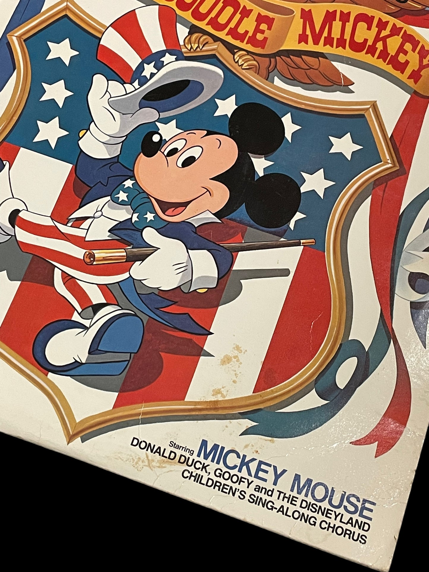 1980 Disney Yankee Doodle Mickey Vinyl Record