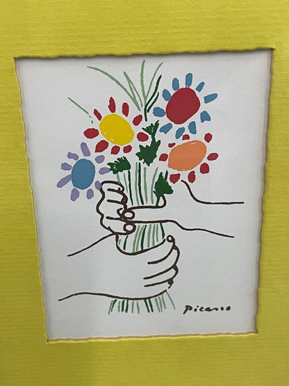 Picasso “Flower in the Hands”