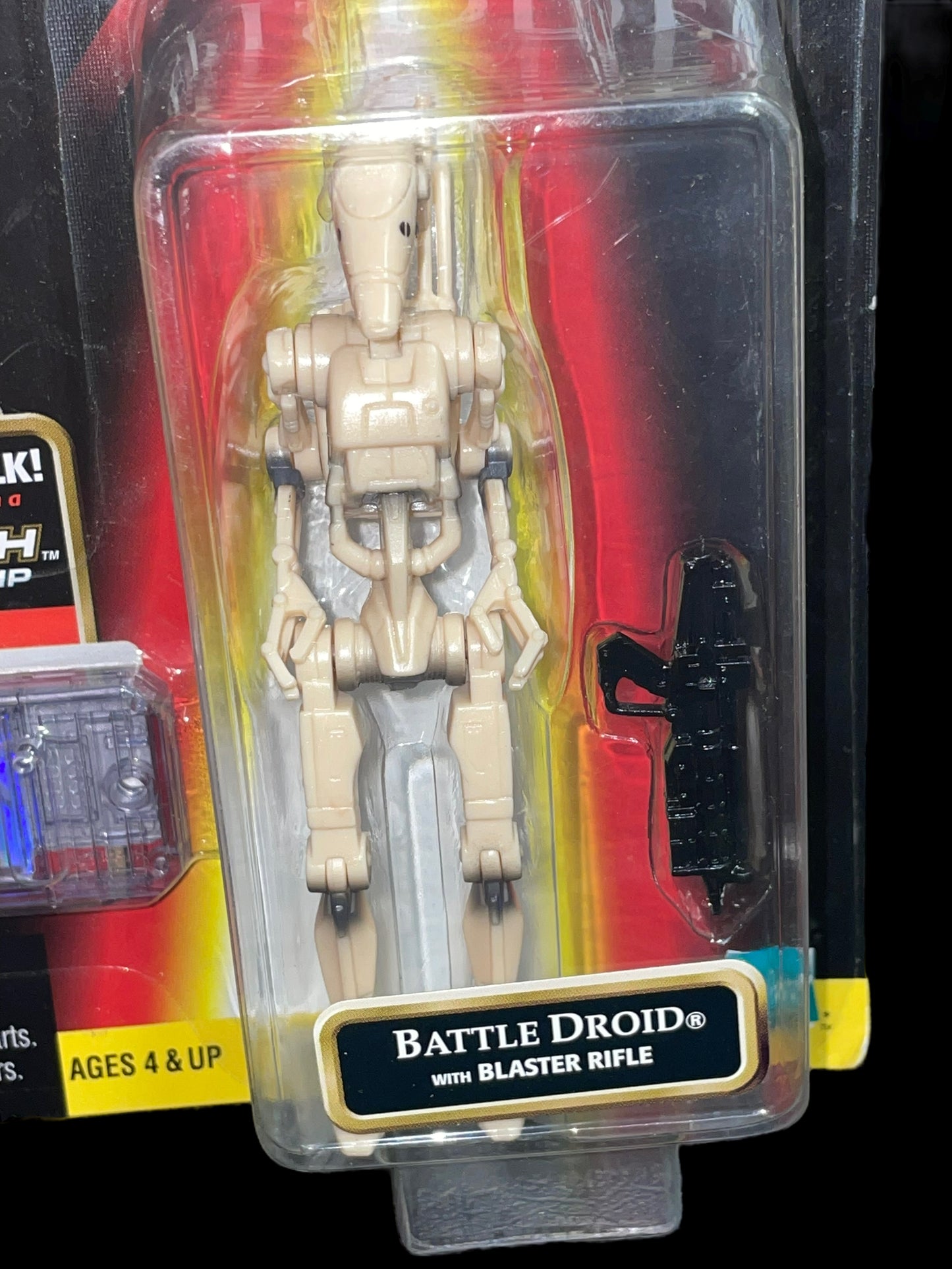 1998 Star Wars Episode I Battle Droid with Blaster Rifle Action Figure