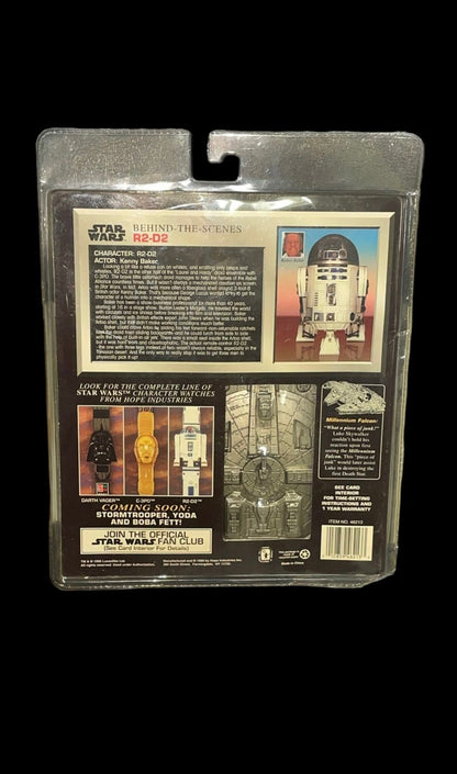 1996 Star Wars Collector Time Piece - R2-D2 with Millennium Falcon Case