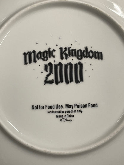 Disney Magic Kingdom 2000 Decorative Plate