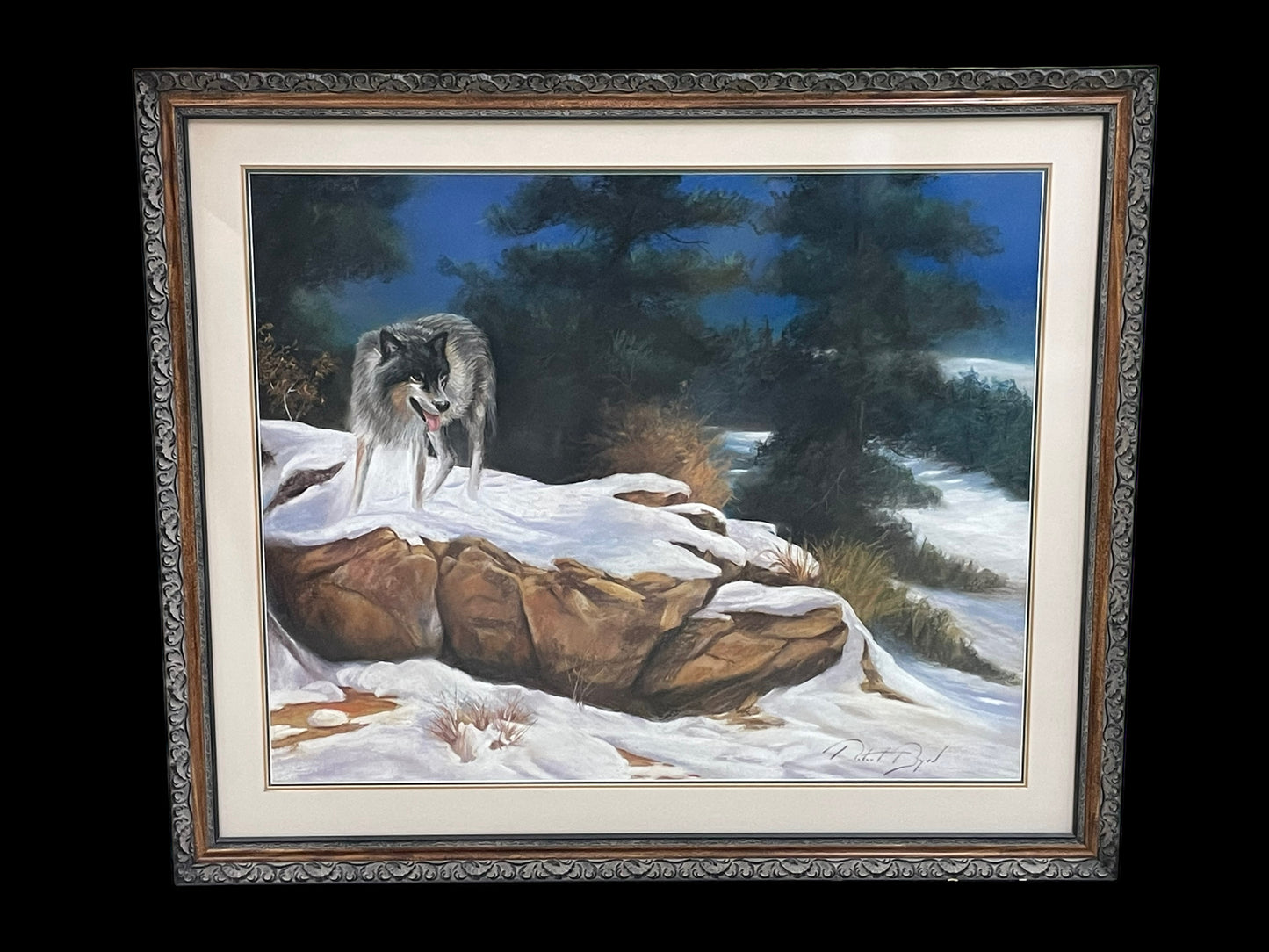 “Arctic Guardian” Pastel Drawing by Robert Byrd