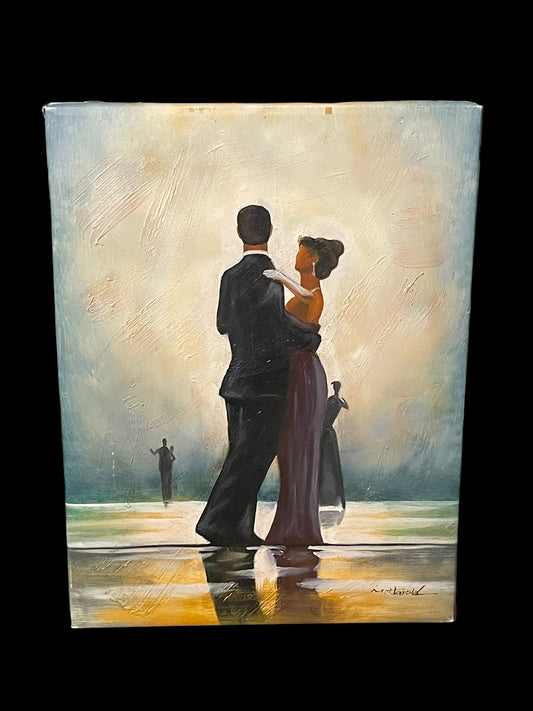 Enchanting Lovers Dance Painting by M. Harold